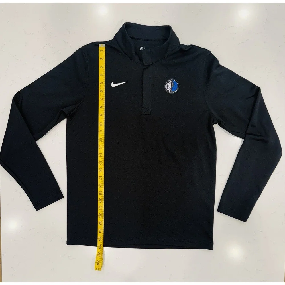 Dallas Mavericks Men's Nike Dri-FIT NBA 1/4-Zip Long-Sleeve Top Size Medium